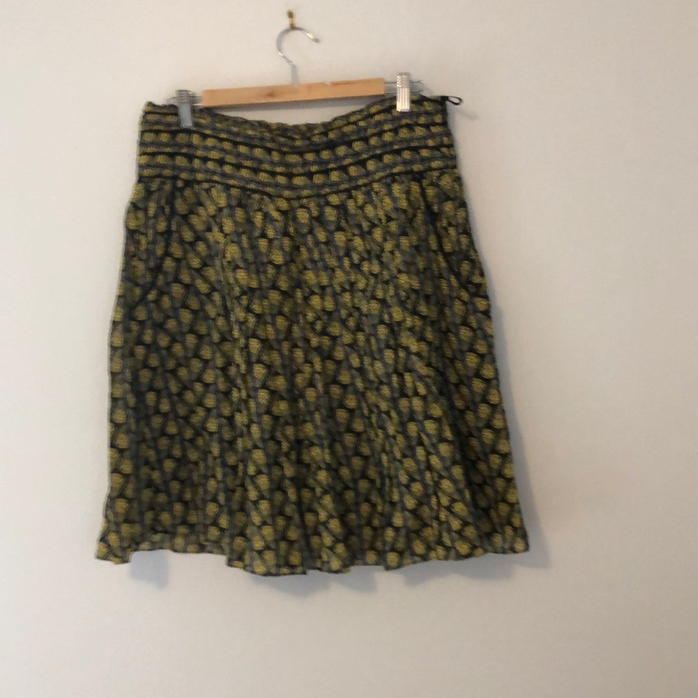 Butterfly print skirt from Anthropologie